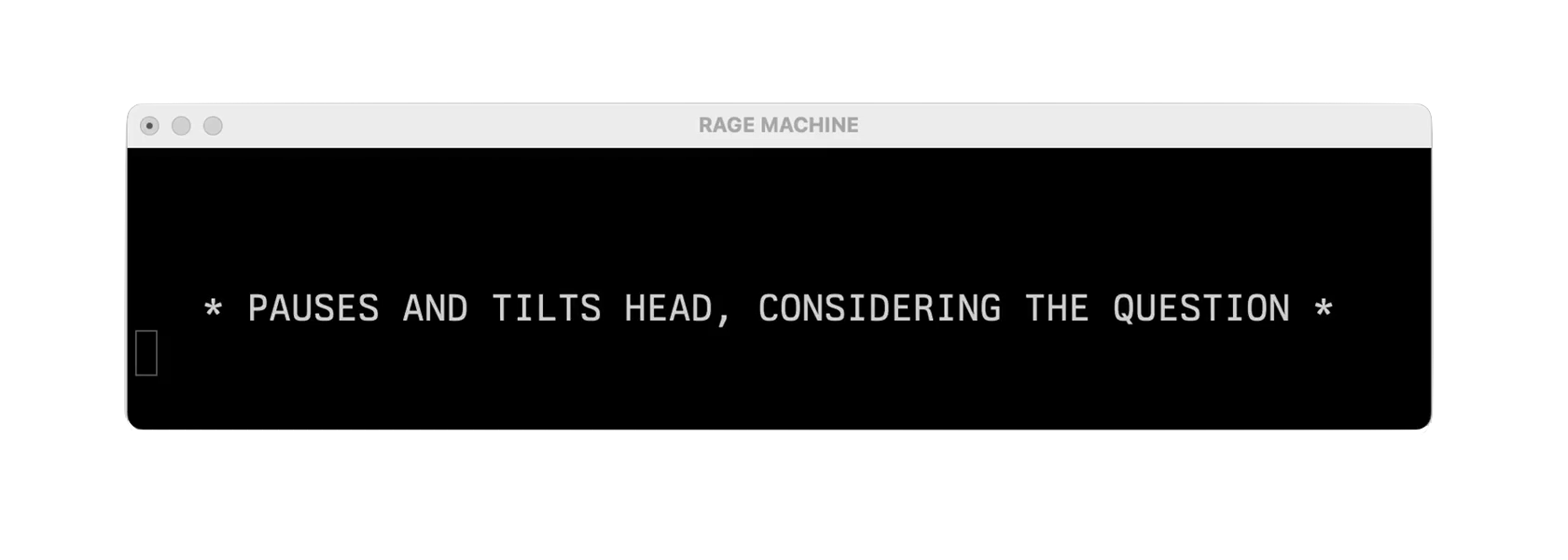 RAGE MACHINE